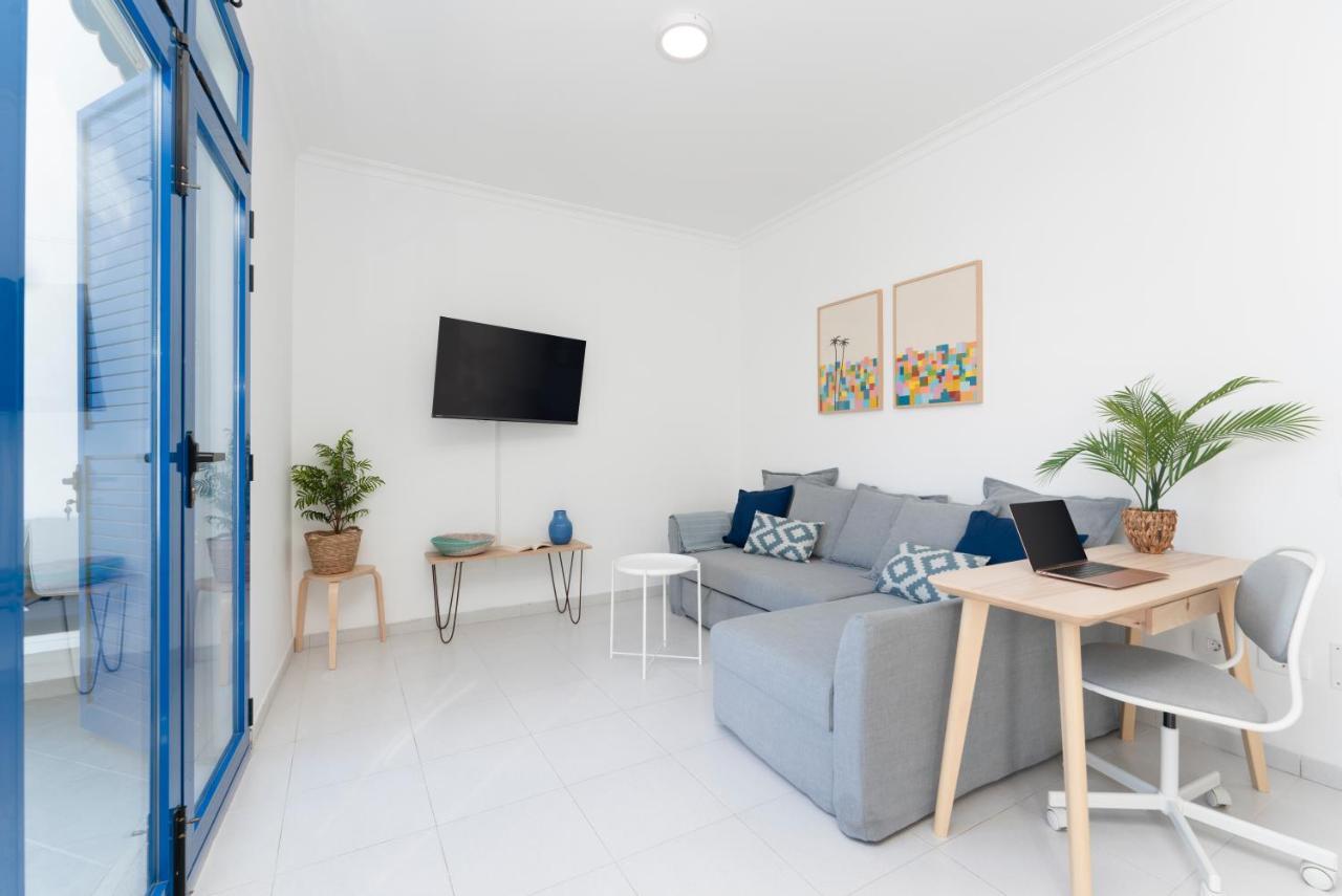 Agaete White&Blue Houseアパートメント エクステリア 写真